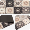 Keittiömatto Harmaa-beige mosaiikki 180 x 60 cm 100% polyamidi