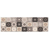 Keittiömatto Harmaa-beige mosaiikki 300 x 60 cm 100% polyamidi