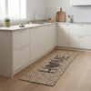 Keittiömatto Beige koti 150 x 45 cm 100% polyamidi Käytettävää