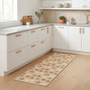 Keittiömatto Beige tassut 150 x 45 cm 100% polyamidi