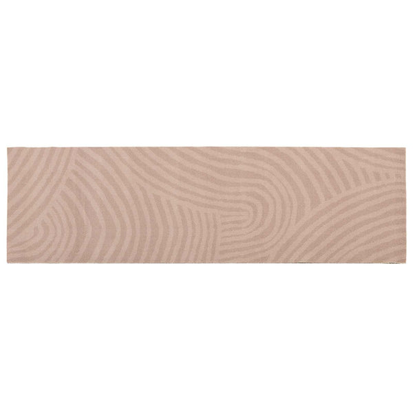 Keittiömatto Taupe skandinaavinen 180 x 60 cm 100% polyamidi
