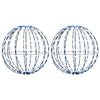 Joulupallon valaisin 2 kpl 192 LEDiä Sininen