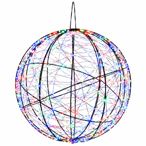 Joulupallon valaisin 2 kpl 1000 LEDiä Monivärinen Ø 40 x 42 cm