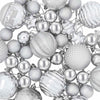Joulupallosetti 88 kpl Hopea Halk. 6 cm Muovi