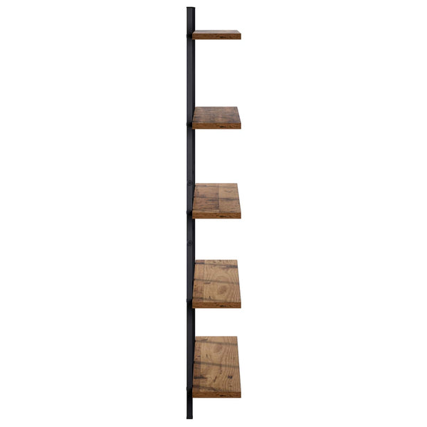 Seinähylly Vanha puu 79.5 x 13.5 x 102 cm Tekninen puu