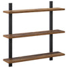 Seinähylly Savutammi 60.5 x 13.5 x 58.5 cm Tekninen puu