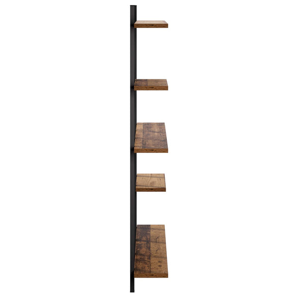 Seinähylly Vanha puu 102 x 13,5 x 102,5 cm Tekninen puu