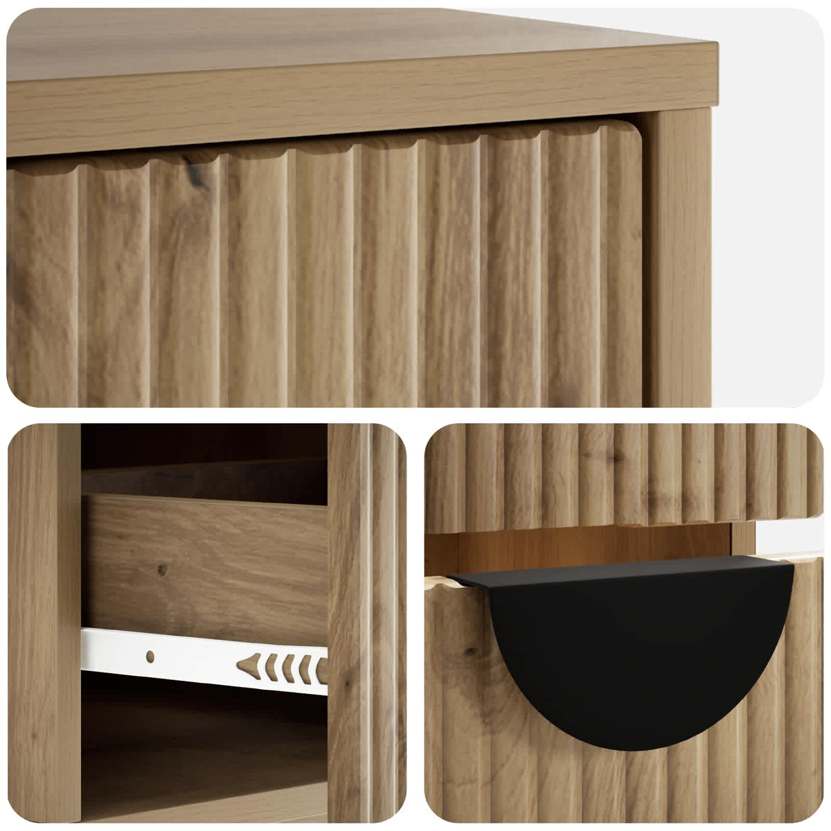 TV-kaappi VENRAY 101 x 36,5 x 40 cm Artisaanitammi
