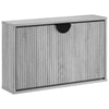 Kenkäkaappi VENRAY 70 x 17 x 43 cm Tekninen puu Harmaa Sonoma
