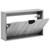 Kenkäkaappi VENRAY 70 x 17 x 43 cm Tekninen puu Harmaa Sonoma
