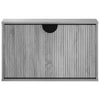Kenkäkaappi VENRAY 70 x 17 x 43 cm Tekninen puu Harmaa Sonoma