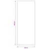 Matto IZA Beige 80 x 200 cm 100% polyesteri Lyhyt nukka