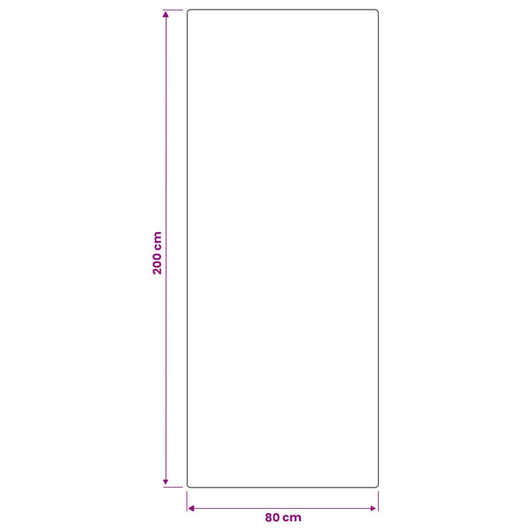 Matto IZA Beige 80 x 200 cm 100% polyesteri Lyhyt nukka