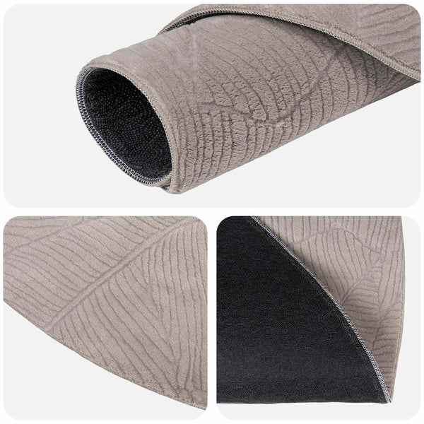 Matto IZA Beige Ø 160 cm 100% polyesteri Lyhyt nukka