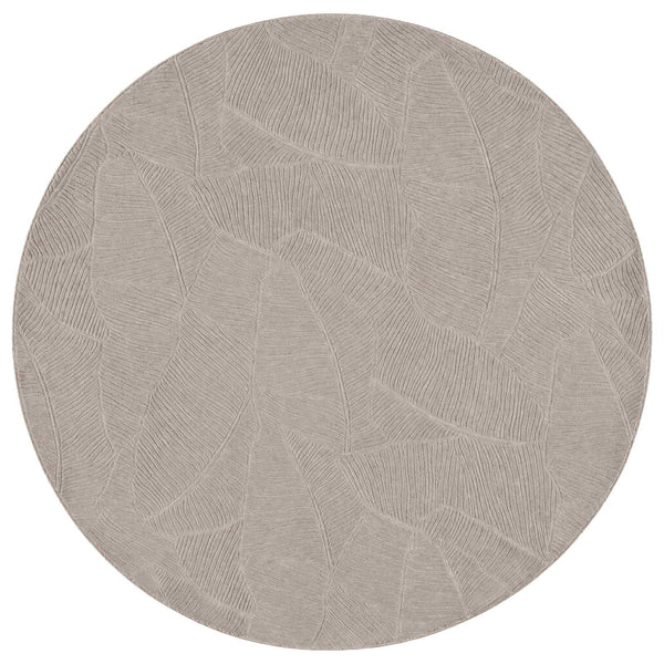 Matto IZA Beige Ø 160 cm 100% polyesteri Lyhyt nukka