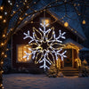Lumihiutale-jouluvalot LOVIISA 140 LEDiä Kylmä valkoinen