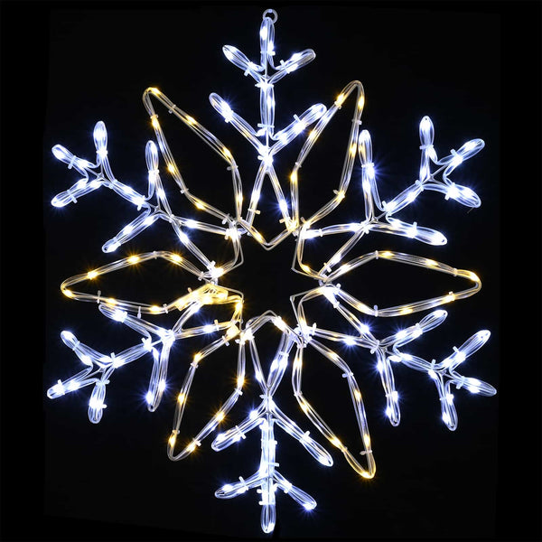 Lumihiutale-jouluvalot LOVIISA 140 LEDiä Kylmä valkoinen