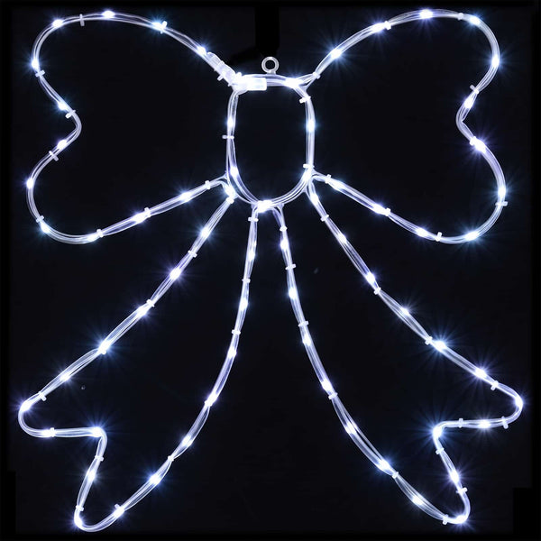 LED-valoletku-rusetti LOVIISA 70 LEDiä Kylmä valkoinen