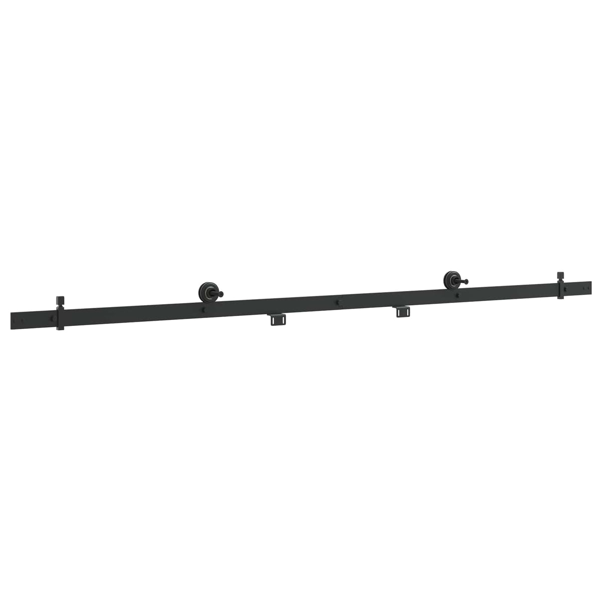 Liukuoven kiskomekanismi 183 cm Teräs Musta