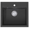 Yksialtainen tiskiallas Graniitti 60 x 51 x 30,5 cm Grafiitti