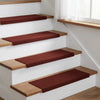 Porrasmatot 15 kpl 65 x 21 x 4 cm Burgundi Polyesteri