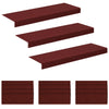 Porrasmatot 15 kpl 65 x 21 x 4 cm Burgundi Polyesteri