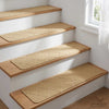 Porrasmatot 15 kpl 76 x 20 cm Beige Polyesteri Suorakaide