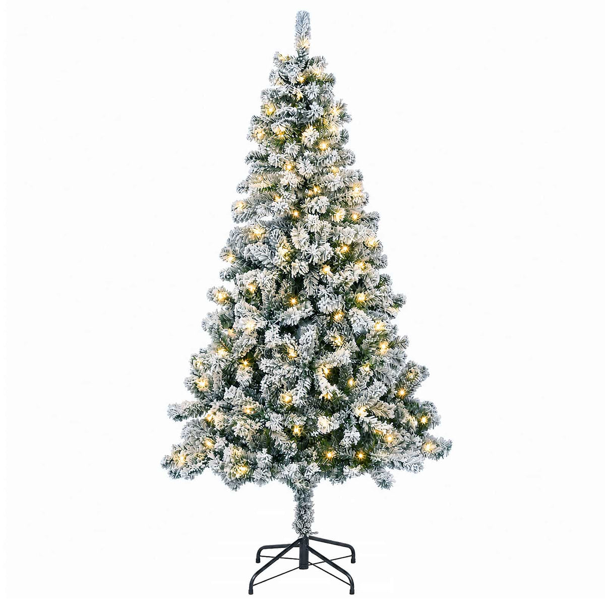 Salkomallinen tekoinen joulukuusi 150 cm 150 LEDiä