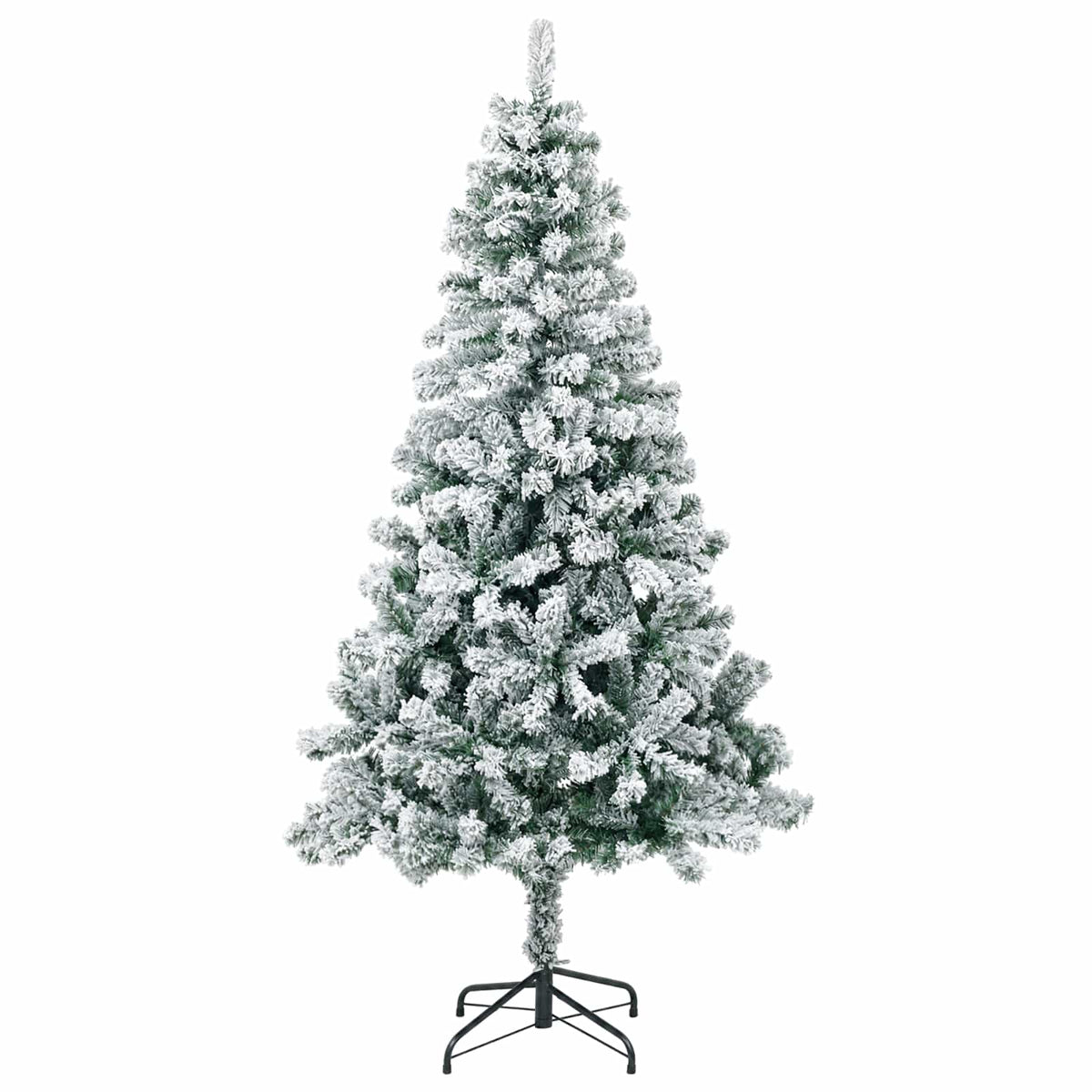 Muovinen joulukuusi koristeilla 150 cm 150 LEDiä