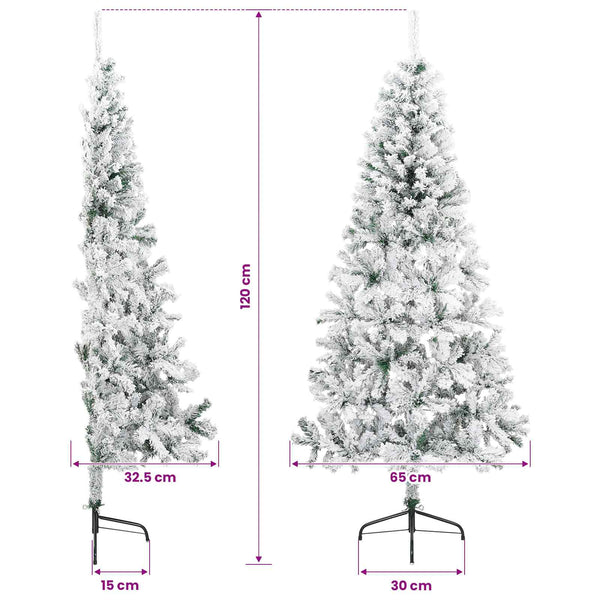 Tekokuusi joulupalloilla 120 cm 150 LEDiä Lämpimän Valkoinen