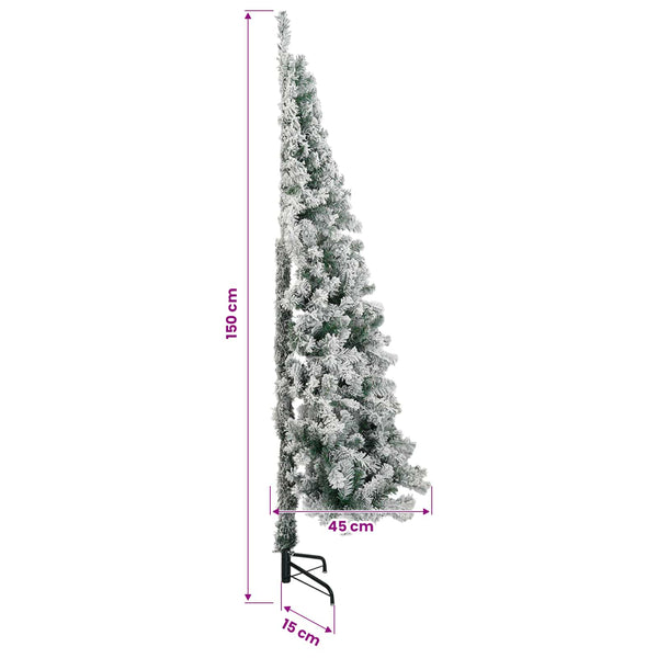Tekokuusi joulupalloilla 150 cm 150 LEDiä Lämpimän Valkoinen