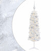 Kapea tekokuusi joulupalloilla 120 cm 150 LEDiä