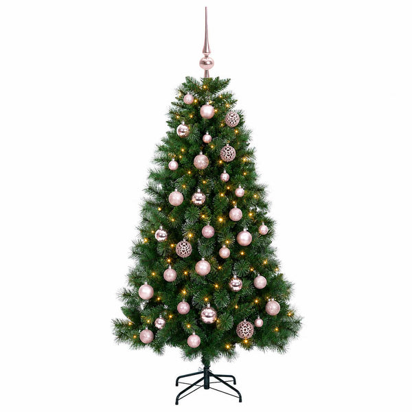 Tekokuusi joulupallolla 150 cm 150 LEDiä Lämpimän Valkoinen