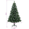 Muovinen joulukuusi koristeilla 120 cm 150 LEDiä