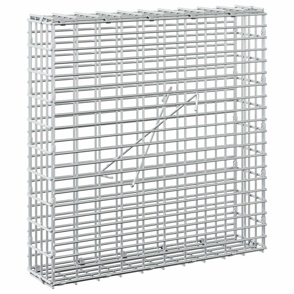 Gabion 3,5 mm langasta ja 5x2,5 cm verkosta 50x10x50 cm