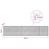 Gabion 3,5 mm langasta ja 5x2,5 cm verkosta 250x10x50 cm