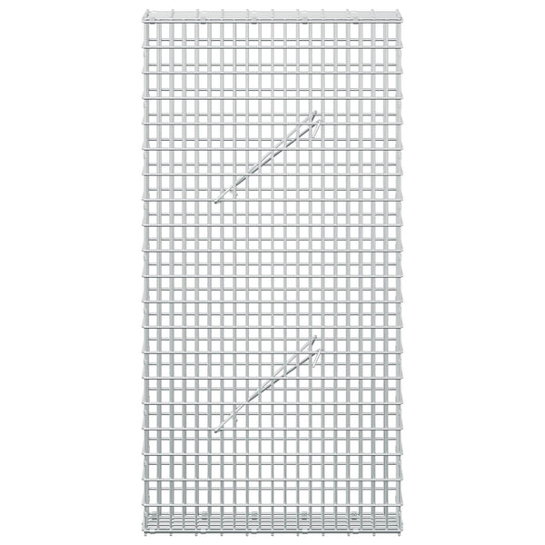 Gabion 3,5 mm langasta ja 5x2,5 cm verkosta 50x10x100 cm
