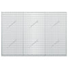 Gabion 3,5 mm langasta ja 5x2,5 cm verkosta 150x10x100 cm