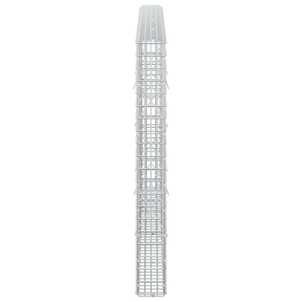 Gabion 3,5 mm langasta ja 5x2,5 cm verkosta 200x10x100 cm