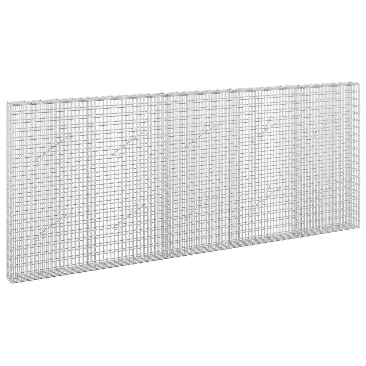 Gabion 3,5 mm langasta ja 5x2,5 cm verkosta 250x10x100 cm