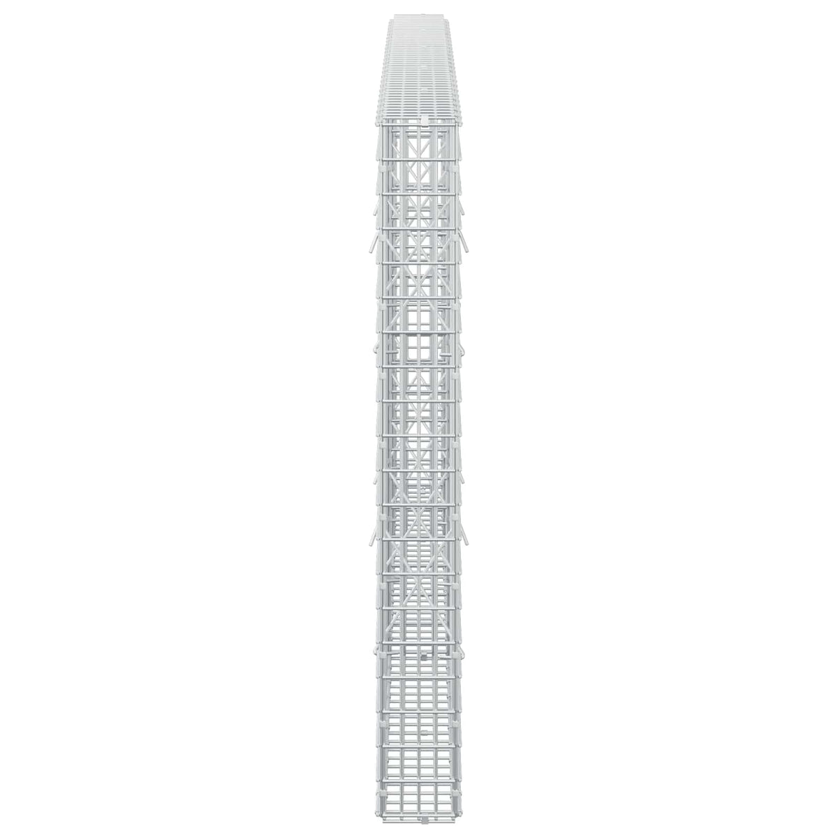 Gabion 3,5 mm langasta ja 5x2,5 cm verkosta 250x10x100 cm