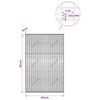 Gabion 3,5 mm langasta ja 5x2,5 cm verkosta 100x10x150 cm