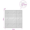Gabion 3,5 mm langasta ja 5x2,5 cm verkosta 150x10x150 cm