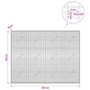 Gabion 3,5 mm langasta ja 5x2,5 cm verkosta 200x10x150 cm