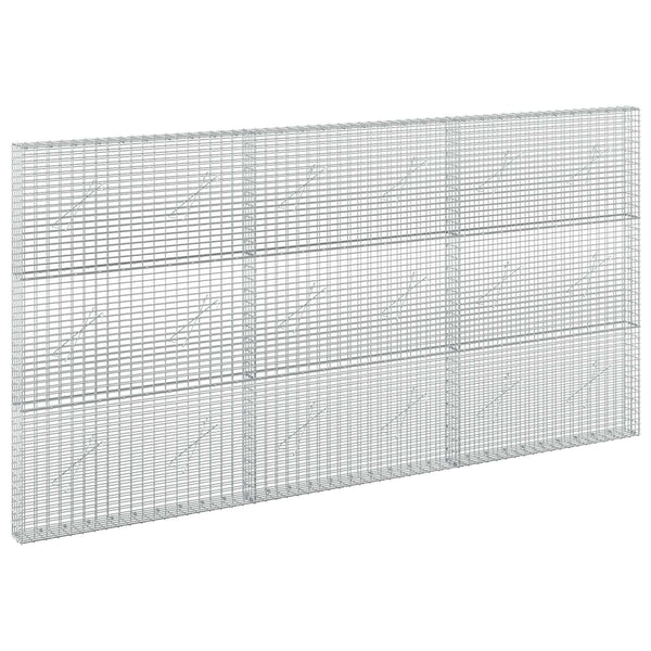 Gabion 3,5 mm langasta ja 5x2,5 cm verkosta 300x10x150 cm