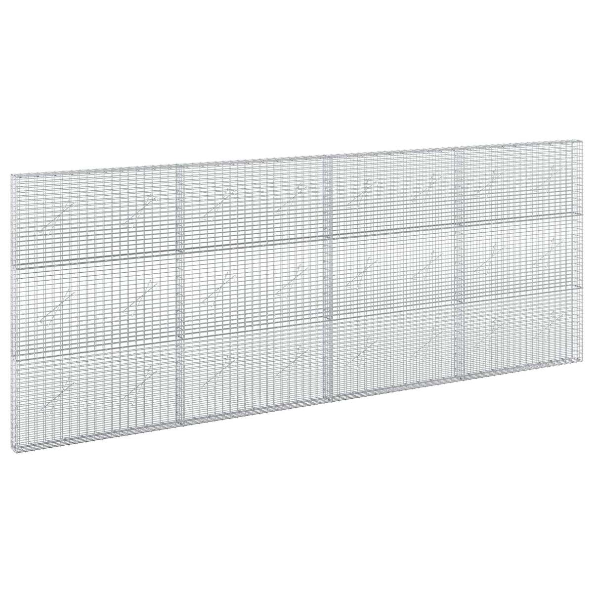 Gabion 3,5 mm langasta ja 5x2,5 cm verkosta 400x10x150 cm
