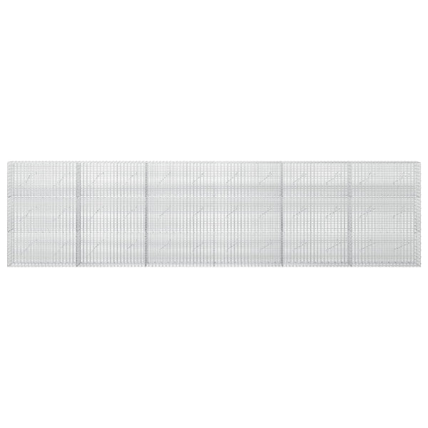 Gabion 3,5 mm langasta ja 5x2,5 cm verkosta 600x10x150 cm