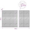 Gabion 3,5 mm langasta ja 5x2,5 cm verkosta 950x10x150 cm