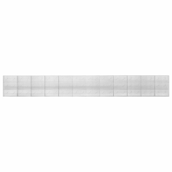 Gabion 3,5 mm langasta ja 5x2,5 cm verkosta 1200x10x150 cm