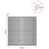 Gabion 3,5 mm langasta ja 5x2,5 cm verkosta 200x10x200 cm